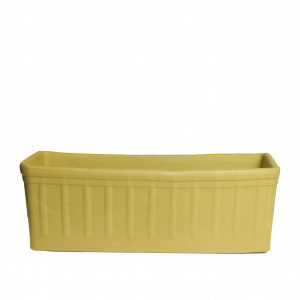 Jardinera amarillo mate