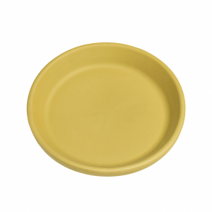 Plato amarillo mate