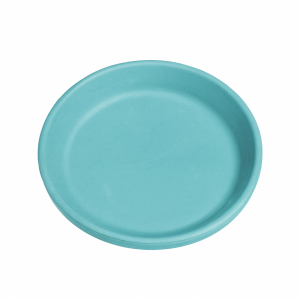 Plato azul verdoso mate