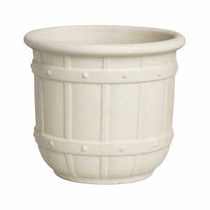 Cubo blanco hueso mate