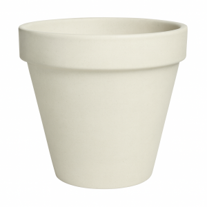 Maceta blanco hueso mate