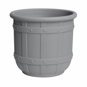 Cubo gris mate