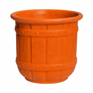 Cubo naranja selenio brillo
