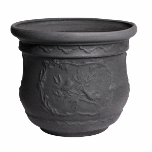 Pájaro negro antracita mate