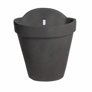 Maceta pared negro antracita mate