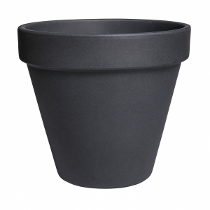 Maceta negro antracita mate