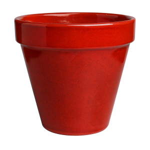 Maceta rojo selenio brillo