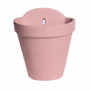 Maceta pared rosa pastel mate