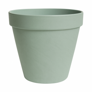 Maceta verde agua mate