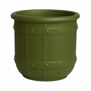 Cubo verde oliva mate
