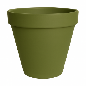 Maceta verde oliva mate