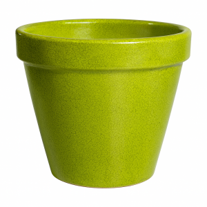 Maceta verde selenio brillo