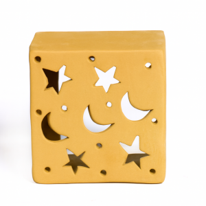 Aplique pared estrellas y lunas mango mate