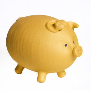 Hucha cerdito mango mate