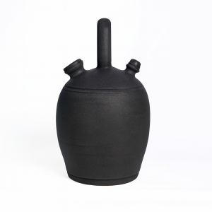 Botijo decorativo negro antracita mate