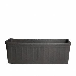 Jardinera negro antracita mate