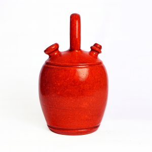 Botijo decorativo rojo selenio brillo