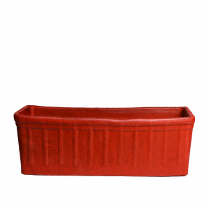 Jardinera rojo selenio brillo