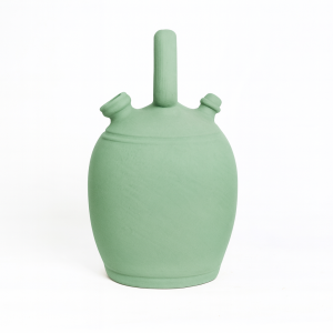 Botijo decorativo verde agua mate